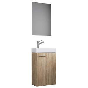 VCM my bath Badmöbel-Set Slito 914135 sonoma-eiche 41,0 x 22,0 x 130,0 cm