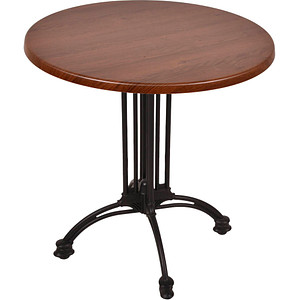 Garden Pleasure MORENA Bistrotisch rund Spanplatte dunkelbraun 70,0 x 70,0 x 74,0 cm, 1 St.