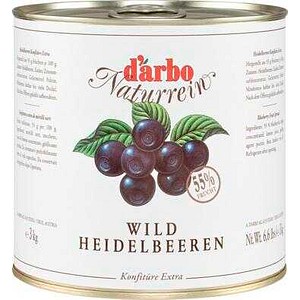 d’arbo  Extra Wildheidelbeer Fruchtaufstrich, 3,0 kg