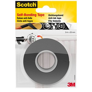Scotch selbstverschweißendes Dichtungsband schwarz 25,0 mm x 3,0 m 1 Rolle