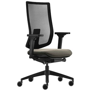 sedus Bürostuhl se:do pro light 2, AP-896/017 Stoff grau, Gestell schwarz