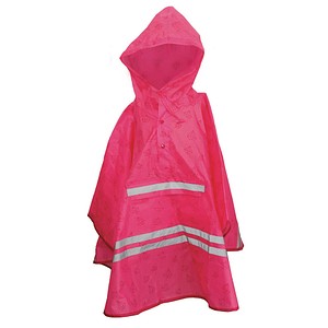 ROTH Mädchen Regenponcho Diamant rosa Einheitsgröße 1 St.
