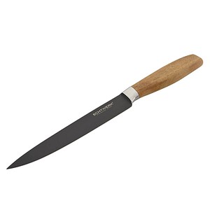 Echtwerk Schinkenmesser Classic Black Edition schwarz, Klinge: 20,0 cm, 1 St.