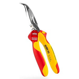 Wiha Flachrundzange Professional electric, gebogen 27425, Länge: 20,0 cm, 1 St.