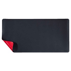 deflecto Schreibtischunterlage doppelseitig schwarz/rot Kunstleder 120,0 x 60,0 cm, 1 St.