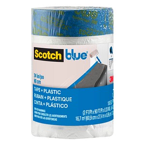 Scotch Blue™ Abdeckpapier Nachfüllrolle transparent 60,9 cm x 27,4 m 1 Rolle