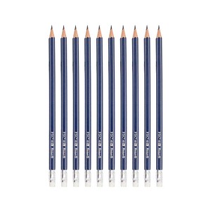 Pelikan Bleistift HB blau mit Radierer, 10 St.