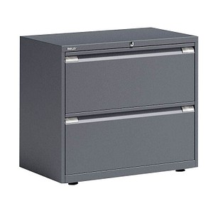 BISLEY Essentials Hängeregistraturschrank anthrazit 2 Schubladen 80,0 x 47,0 x 69,3 cm, 1 St.