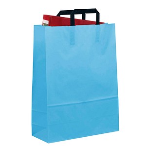 VP Papier-Tragetaschen aquamarin 32,0 x 42,0 cm, 50 St.