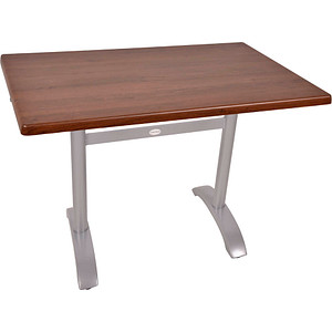Garden Pleasure PAMIR Bistrotisch rechteckig Spanplatte dunkelbraun 110,0 x 70,0 x 74,0 cm, 1 St.