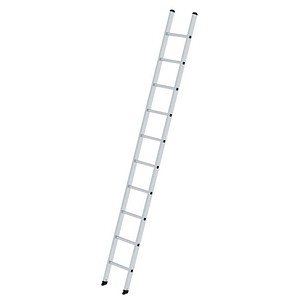 MUNK Anlegeleiter 11150 silber 10 Sprossen, H: 300,0 cm