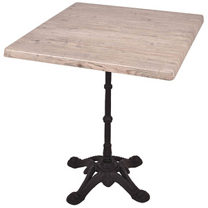 Garden Pleasure CIVETTA Bistrotisch quadratisch Spanplatte hellbraun 70,0 x 70,0 x 74,0 cm, 1 St.