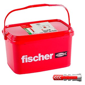 fischer DuoPower 6x30 im Eimer 2K 564115 Universaldübel Ø 6 mm x 30 mm, 3.200 St.