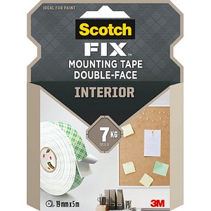 Scotch FIX™ INTERIOR doppelseitiges Klebeband 19,0 mm x 5,0 m, 1 Rolle