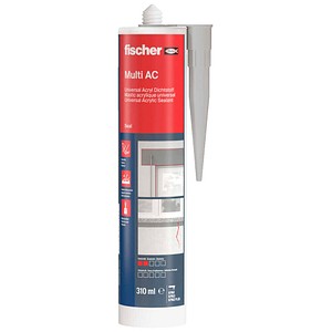 fischer Multi AC Universal Acryl Dichtstoff grau 310,0 ml