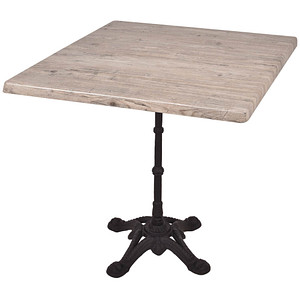 Garden Pleasure CIVETTA Bistrotisch quadratisch Spanplatte hellbraun 80,0 x 80,0 x 74,0 cm, 1 St.