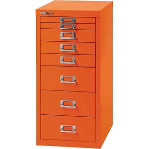 BISLEY MultiDrawer™ L298 Schubladenschrank orange 8 Schubladen 27,8 x 38,0 x 59,0 cm, 1 St.