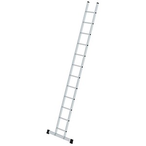 MUNK Anlegeleiter 11412 silber 12 Sprossen, H: 360,0 cm