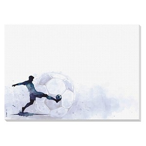 SIGEL Schreibtischunterlage Goal Zone hellblau Papier 42,0 x 29,7 cm, 30,0 Blatt