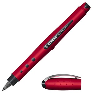 STABILO worker®+ medium NatureCOLORS Wildflower Tintenroller burgunderrot 0,5 mm, Schreibfarbe: blau, 1 St.