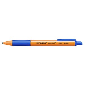 STABILO Kugelschreiber pointball orange Schreibfarbe blau, 1 St.