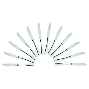 solex® Messer Julia silber, 12 St.