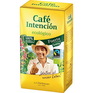 Café Intención ecológico Fuerte Bio-Kaffee, gemahlen, Arabicabohnen kräftig, 500 g
