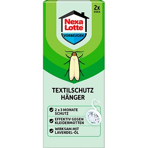 Nexa Lotte® Mottenschutz Textilschutz Hänger weiß, 2 St.