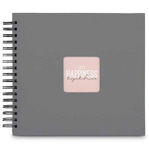 hama Fotoalbum Fine Art neutral 28,0 x 24,0 cm, 50 schwarze Seiten