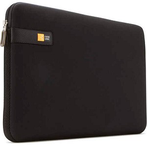 case LOGIC® Laptophülle Sleeve Polyester schwarz bis 44,0 cm (17,3 Zoll)