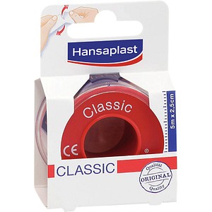 Hansaplast Heftpflaster Classic weiß 2,5 cm x 5,0 m, 1 St.