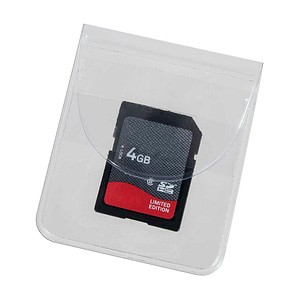 EICHNER 1er Speicherkarten-Hüllen transparent, 400 St.