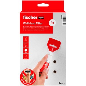 fischer GOW Reparatur-Spachtelmasse 70 ml, 3 St.