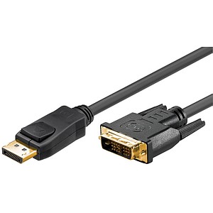 goobay Displayport/DVI-D Kabel 2,0 m schwarz