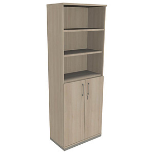 fm Regalschrank Oldenburg, 4260429767564 akazie 80,0 x 44,2 x 222,1 cm, 1 St.