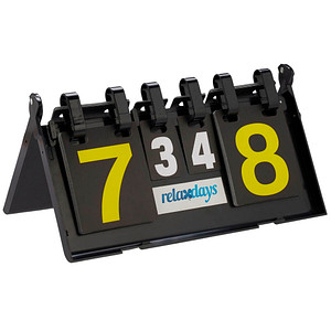 relaxdays Zähltafel schwarz, 1 St.