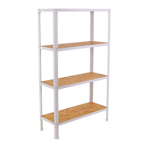 Simonrack Regal SIMONHOME CLICK MINI 8425437128899 weiß, braun 80,0 x 30,0 x 160,0 cm