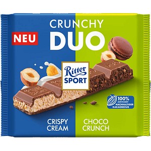 Ritter SPORT Crunchy Duo Schokolade 218,0 g, 1 St.