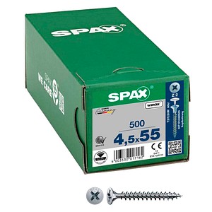 SPAX® Universalschrauben Z2 Senkkopf WIROX 0271010450555 4,5 mm x 55 mm, 500 St.
