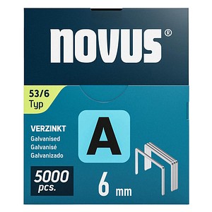 novus Tackerklammern Feindraht 53/6, 5.000 St.