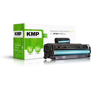 KMP H-T122  schwarz Toner kompatibel zu HP 304A (CC530A)