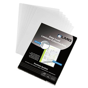 LMG Easy Load Laminierfolien glänzend für A3 125 micron, 100 St.