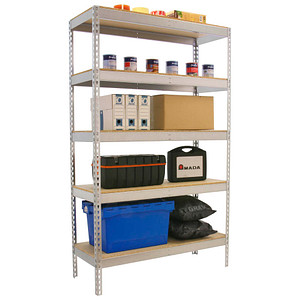 Simonrack Schwerlast-Weitspannregal SIMONFORTE CHIPBOARD 8435104951170 silber 180,0 x 45,0 x 200,0 cm