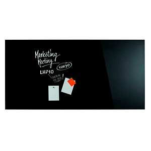 magnetoplan Glas-Magnettafel 200,0 x 100,0 cm tief-schwarz