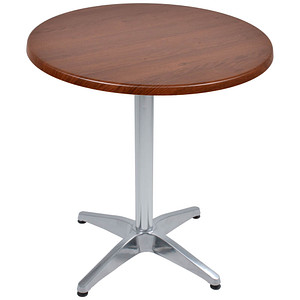 Garden Pleasure BRENTA Bistrotisch rund Spanplatte dunkelbraun 70,0 x 70,0 x 74,0 cm, 1 St.