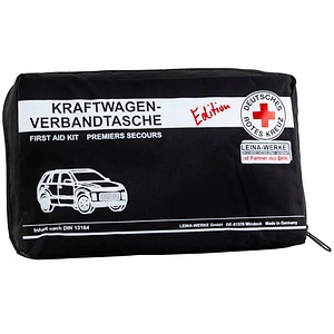 LEINA-WERKE Erste-Hilfe-Tasche Compact DRK Edition DIN 13164 schwarz