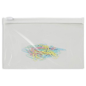 Topmatic® Gleitverschlussbeutel 18,0 x 11,0 cm transparent/weiß 70 my, 1 St.