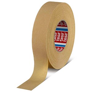 tesa CURVES Kreppband braun 38,0 mm x 50,0 m 1 Rolle