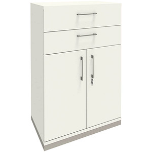 fm Aktenschrank Oldenburg, 4260672332052 weiß 1 Fachboden 80,0 x 44,2 x 113,3 cm