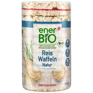 enerBiO Bio Natur Reiswaffeln 100,0 g, 1 St.